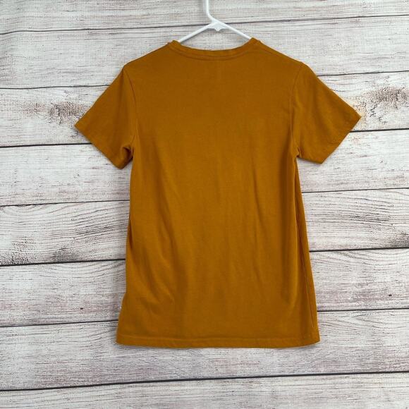 Nike Pluto Embroidered Short Sleeve T-Shirt Women's Size Small‎ Rust - Picture 2 of 10